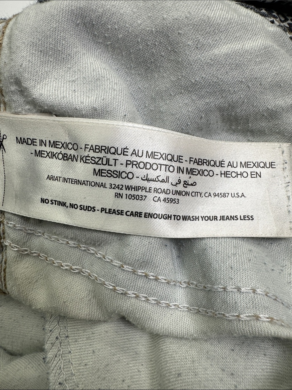 Ariat Real Rosa Jeans Perfect Rise Bootcut Stretch, 34R, Ranch Ride Rodeo - Picture 7 of 16